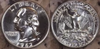 1962 Washington Quarter Proof 90% Silver Gem Brilliant US Coin 678