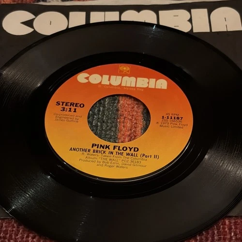 Pink Floyd 45 Vinyl Record - Another Brick in the Wall/One of My Turns - 1979