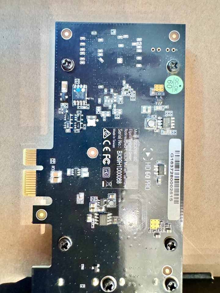 Used El Gato Elgato HD60 Pro HD 60 Video HDMI Capture PC Card PCIe Streaming - Image 4 of 4