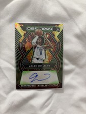 2022-23 Panini Obsidian RC Eruption Autographs Jalen Williams Rookie Auto /25