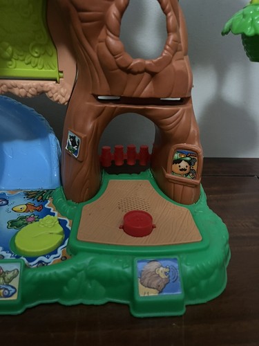 Fisher Price Little People 2011 Zoo Talkers Tree House Animal Jungle PlaySet - Picture 5 of 10