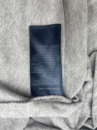 Tommy HILFIGER DENIM Grigio Maglietta Casual Da Uomo Taglia XL - Picture 5 of 8