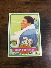 1980 Topps Football Cards You Pick List / Complete Your Set 1-250
