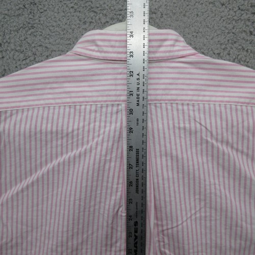 Ralph Lauren Classic Fit Long Sleeve Button Down Shirt Mens 2XL Pink Striped - Picture 8 of 9