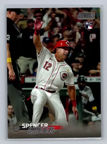 Spencer Steer Cincinnati Reds 2023 Stadium Club #213 Card