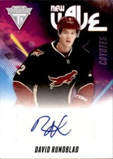 2011-12 Panini Titanium New Wave Autographs #32 David Rundblad AUTO (ref 20368)