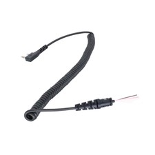 2pin 4 Wire Speaker Mic Cable Line Fit for Baofeng UV-82 UV-5R For Kenwood TK370