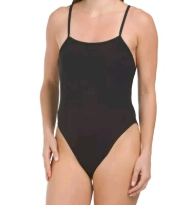 Wilo The Label Strappy One-piece Swimsuit - Size S- Black - NWT