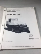 FMC, Wayne Model 900AH Sweeper Service Manual