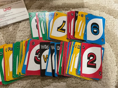 Deluxe Uno Vintage! 1983 International Games Card Game Instructions Score Cards - 第 6/9 張圖片