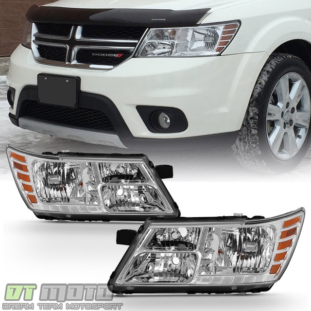 20092018 Dodge Journey Headlights Light Left+Right 09 10 11 12 13 14