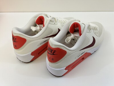 Nike Air Max 90 Golf Sail Dark Beetroot Red CU9978-105 Mens Size