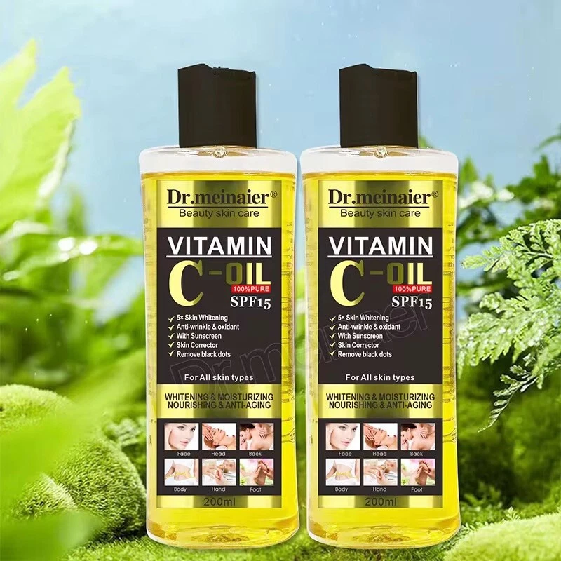 Vitamin C Whitening Body Oil with sunscreen 200 ml USA Stock - Image 4 of 4