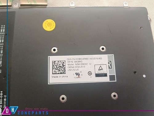 New Dell Latitude 3490 E3490 L3490 P89G Laptop Keyboard US Backlit Red X38K3 - Picture 4 of 5