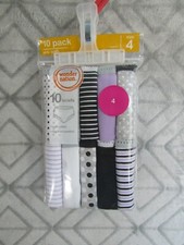 New Wonder Nation Briefs Size 4 Girls Multi Colors 10 Pack