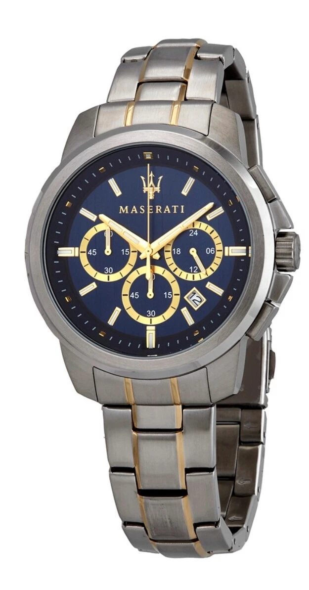 Maserati Watch SUCCESSO R8873621016 Blue Dial Stainless Steel Men 