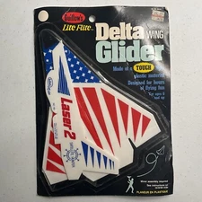 New Vintage GUILLOW'S Lite Flite Delta Wing Glider "LASER 2" 