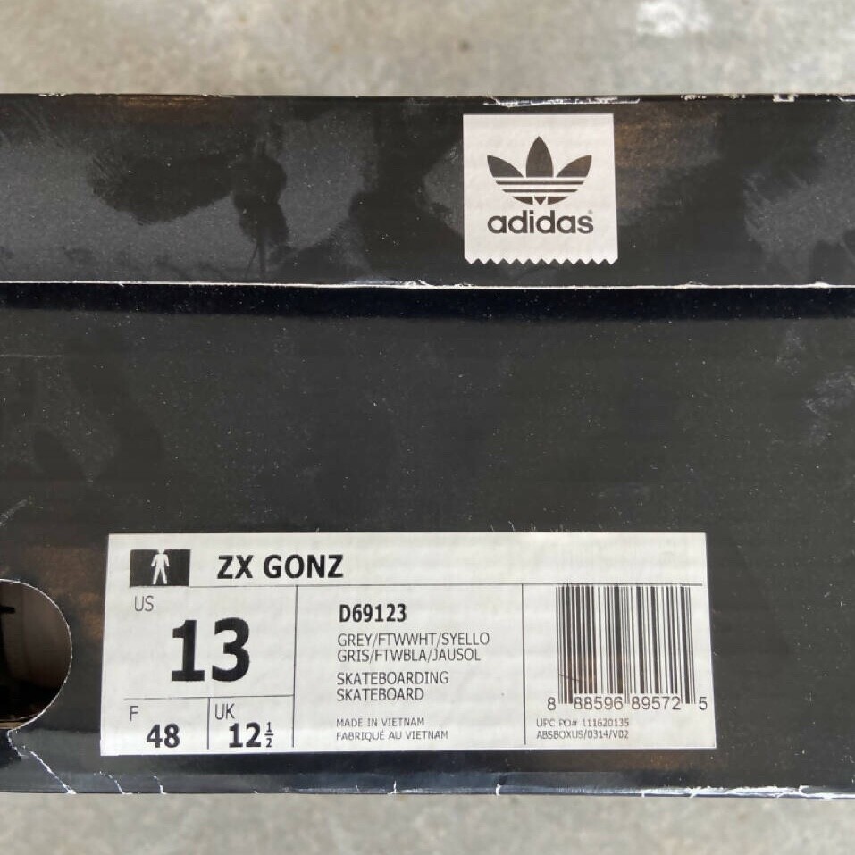 Adidas ZX Gonz Trainers Grey (D69123) | eBay