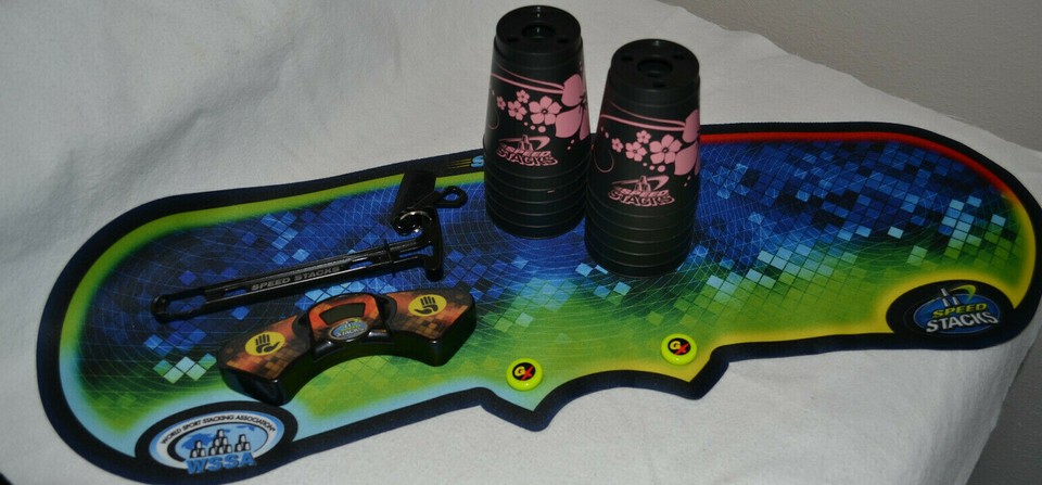 Speed Stacks Cups Competitor Sport Stacking Set Mat & Pro Timer 12 Cups ...