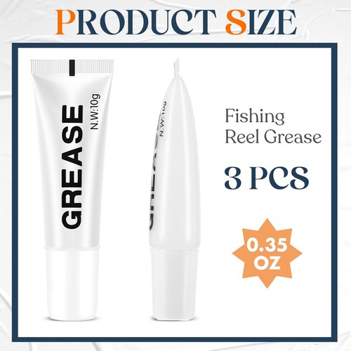 3 Pcs Fishing Reel Grease Fishing Reel Lubricant Forming a Lubrication Layer ... - Picture 2 of 7