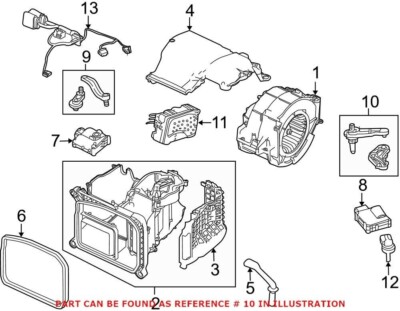 Genuine OEM HVAC Heater Mode Door Lever For VW/Audi 4F0819333A