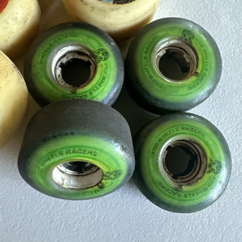 Lotto Ruote Skateboard 2 Set Di Ruote Vintage Maiale/Ruote Powell - Foto 2 di 4