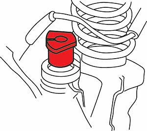 SPC 2,6 grados inclinación - buje de alineación de manga giratoria para 05-19 F250 23269 Foto 2 de 3