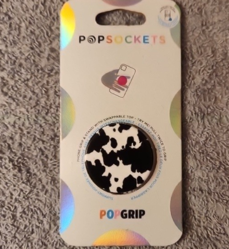 Pop Sockets - Black Mod Flower - PopGrip Phone Grip w/ Stand Swappable NEW - Zdjęcie 8 z 9
