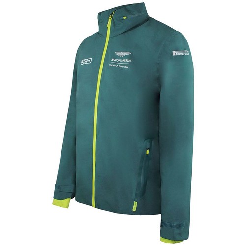 Aston Martin F1 Official Team Mens Green Jacket - Picture 3 of 4