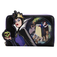 Officially Licensed Snow White 1937 Evil Queen Apple Zip Purse Wallet Handbag