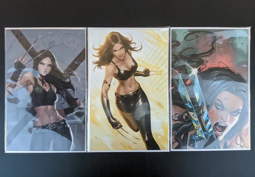 Lot of 3 X-23: Deadly Regenesis #3 #4 #5 Unknown Comics Tyler Kirkham Virgin Var
