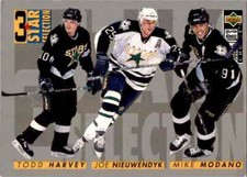 1996-97 Upper Deck Collector's Choice Mike Modano , Joe Nieuwendyk , Todd Harvey