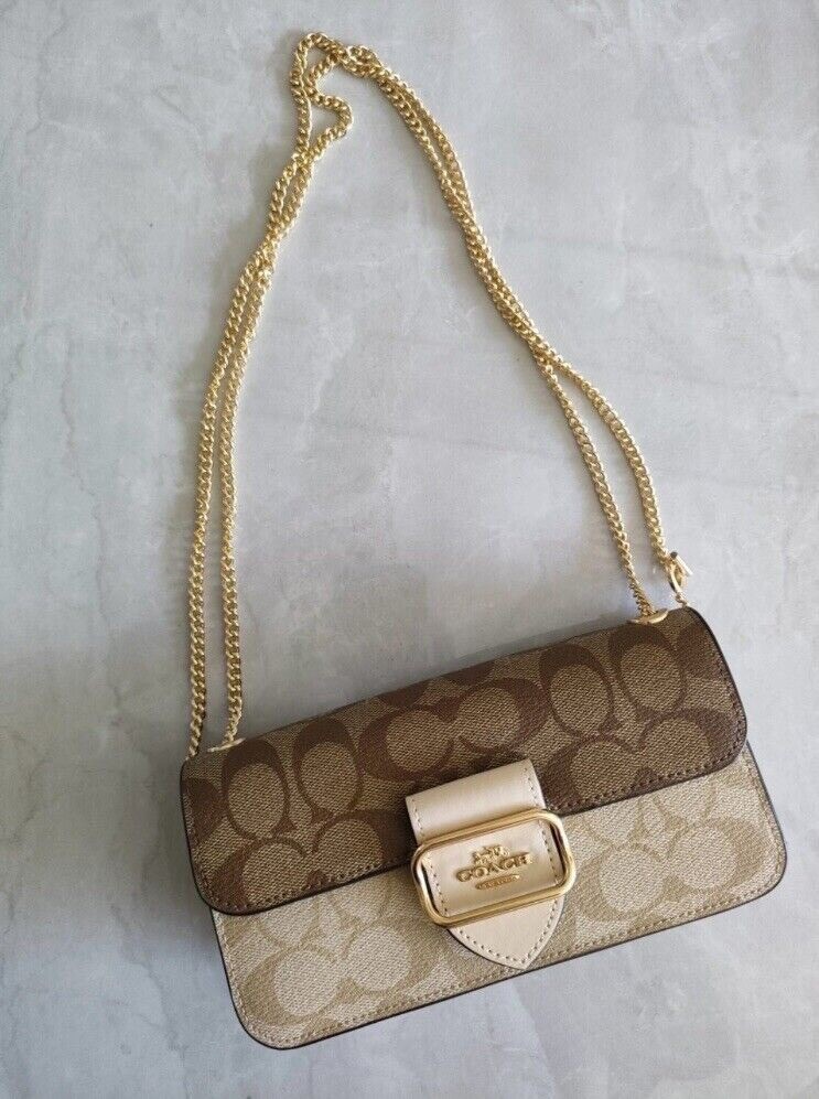 NWT Coach Morgan Crossbody In Colorblock Signature Canvas~ CH167