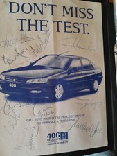 Warwickshire Signed Sheet And Programes From 1997 To 1998