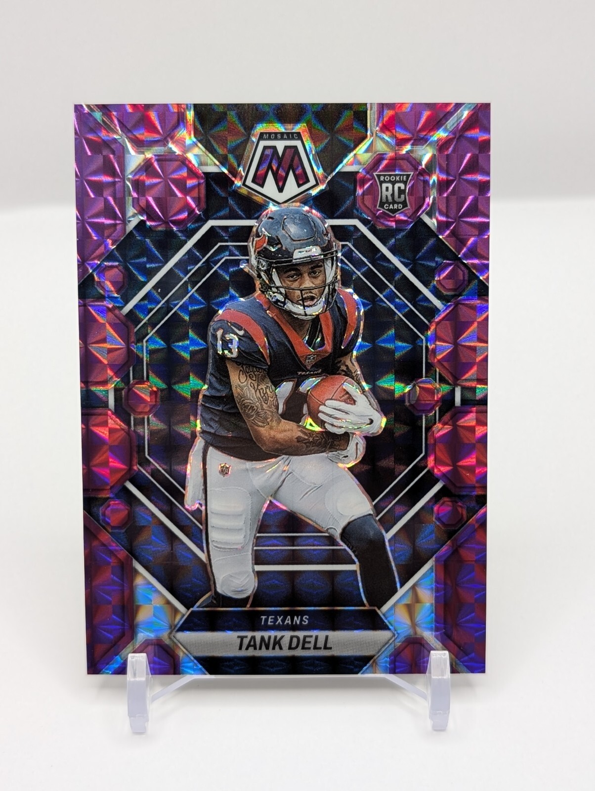 2023 Mosaic SP 06 /49 Tank Dell #352 Purple Huston Texans