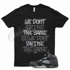 Black GRIND T Shirt to Match J1 5 Anthracite Wolf Grey Vanta Alvah Cinder