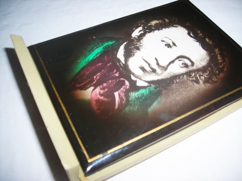 Vintage Portrait Alexander Pushkin Russian Poet Old Portrait - Picture 8 of 8