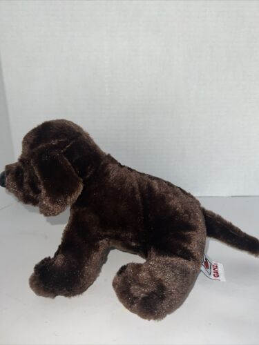 Ganz Webkinz Chocolate Lab Puppy Dog 10" Long Plush Stuffed Animal NO CODE - Picture 2 of 7