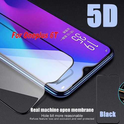 5D Curved Screen Protector Full Coverage For One Plus 9 Pro 7T 6T Tempered Glass - Picture 2 of 15
