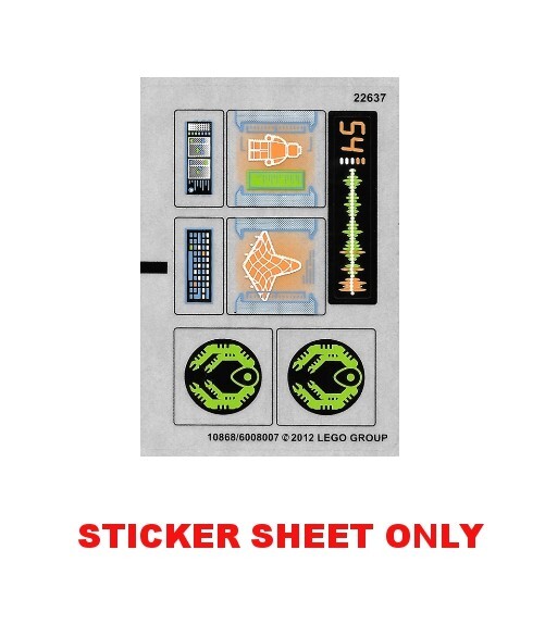 LEGO 6873 - Spider-Man - Doc Ock Ambush - STICKER SHEET | eBay