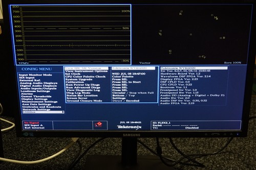 Tektronix WVR6020 Multi-Standard Multi-Format Waveform Rasterizer - Picture 4 of 14