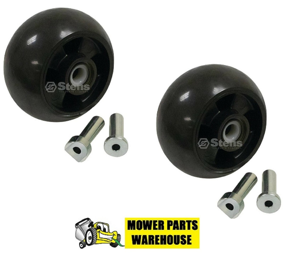 2 NEW REPL JOHN DEERE AM125172 LAWN MOWER DECK WHEEL KIT X GX LX