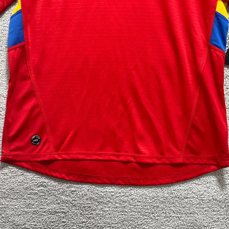 Camisa Mitre Para Hombre Mediana Roja España España Fútbol Jersey Cool Fit Mangas Cortas Foto 4 de 4