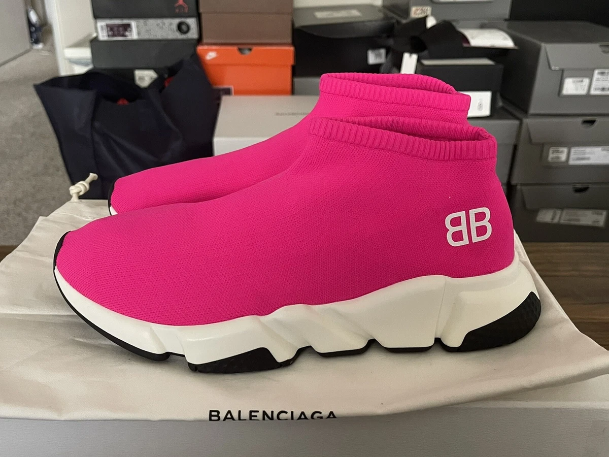 Grønne bønner tilbagemeldinger Bidrag Balenciaga Womens Speed Trainer Low &#039;Rose&#039; Sz EU 41 / US 11 | eBay