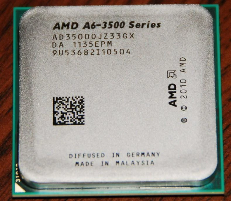 AMD A6-Series A6-3500 2.1 GHz 3M Socket FM1 AD3500OJZ33GX CPU Processors - Image 3 of 4