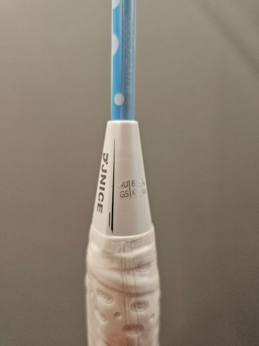 JNICE Shiba Says Kawai Blue Badminton Racket - Picture 3 of 7