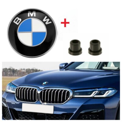 Für BMW 82mm Emblem Satz Motorhaube/Kofferraum 1x82mm+2x Tullen Fit E36 E90 E91