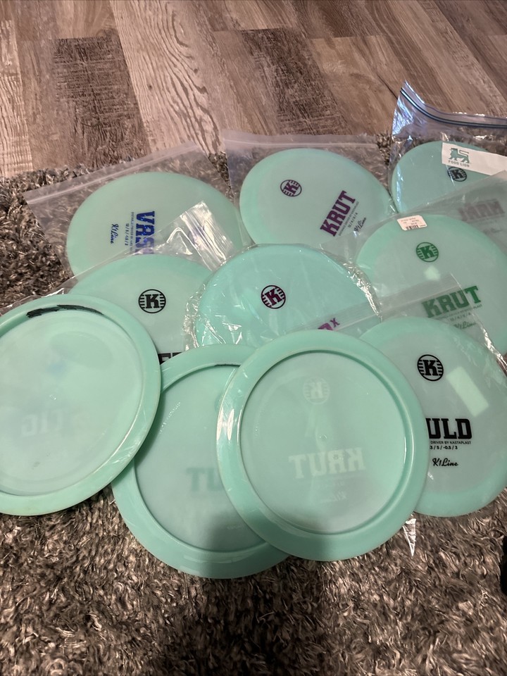 DISC GOLF KASTAPLAST FIRST RUN Lot Of 10 Of Those 7 New In Bags 3 Used eBay