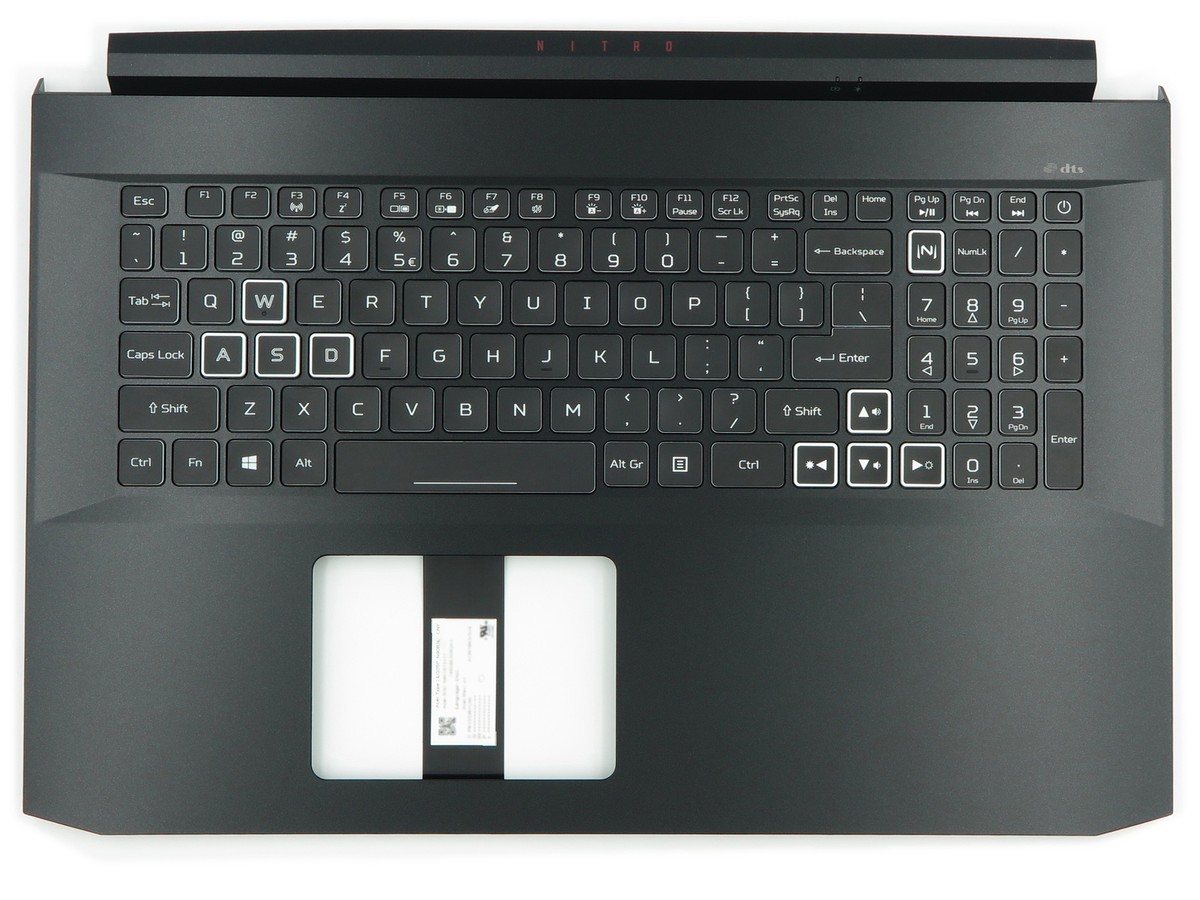 ABU 64LIMITED KTF仕様 FOR Acer 6B.Q84N2.064 Palmrest Keyboard LED RGB US-International