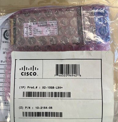 17 New Cisco X2-10GB-LX4 Transceiver Module 10-2154-05 V05 Cisco SFP Fiber